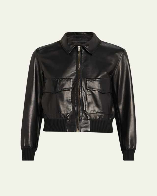 Redley Leather Bomber Jacket